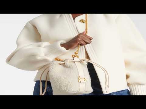 Marcie Mała torba typu Bucket z owczej skóry CHLOÉ