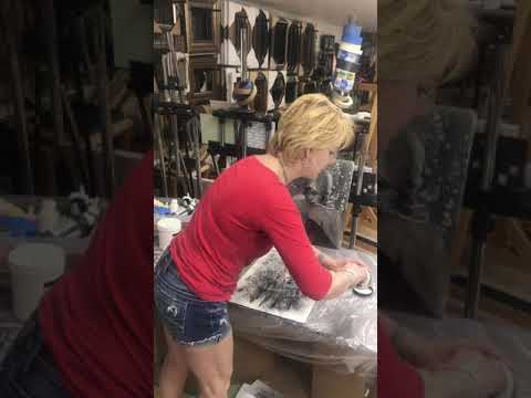 Mounting Works on Paper or Canvas to a Substrate.