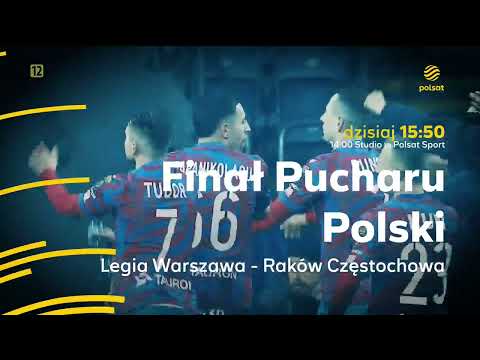 Polsat - Zapowiedź piłkarskiego finału Pucharu Polski (02.05.2023)