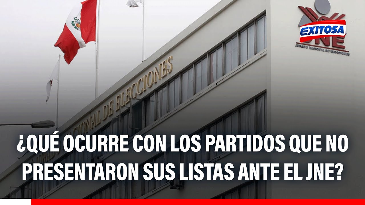 🔴🔵 Elecciones 2026: ¿Qué sucede con los partidos que no completaron la inscripción de sus listas?