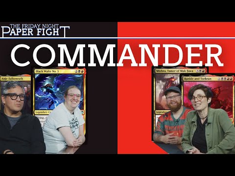 Red/Black Commander Night || Friday Night Paper Fight 2025-08-29