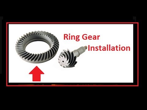 Ring Gear installation: How to set gears: Ring and pinion gear installation