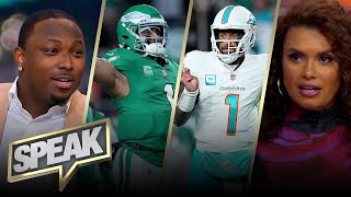 Are Super Bowl Eagles officially back, Dolphins fool gold after SNF showdown? | NFL | SPEAK
