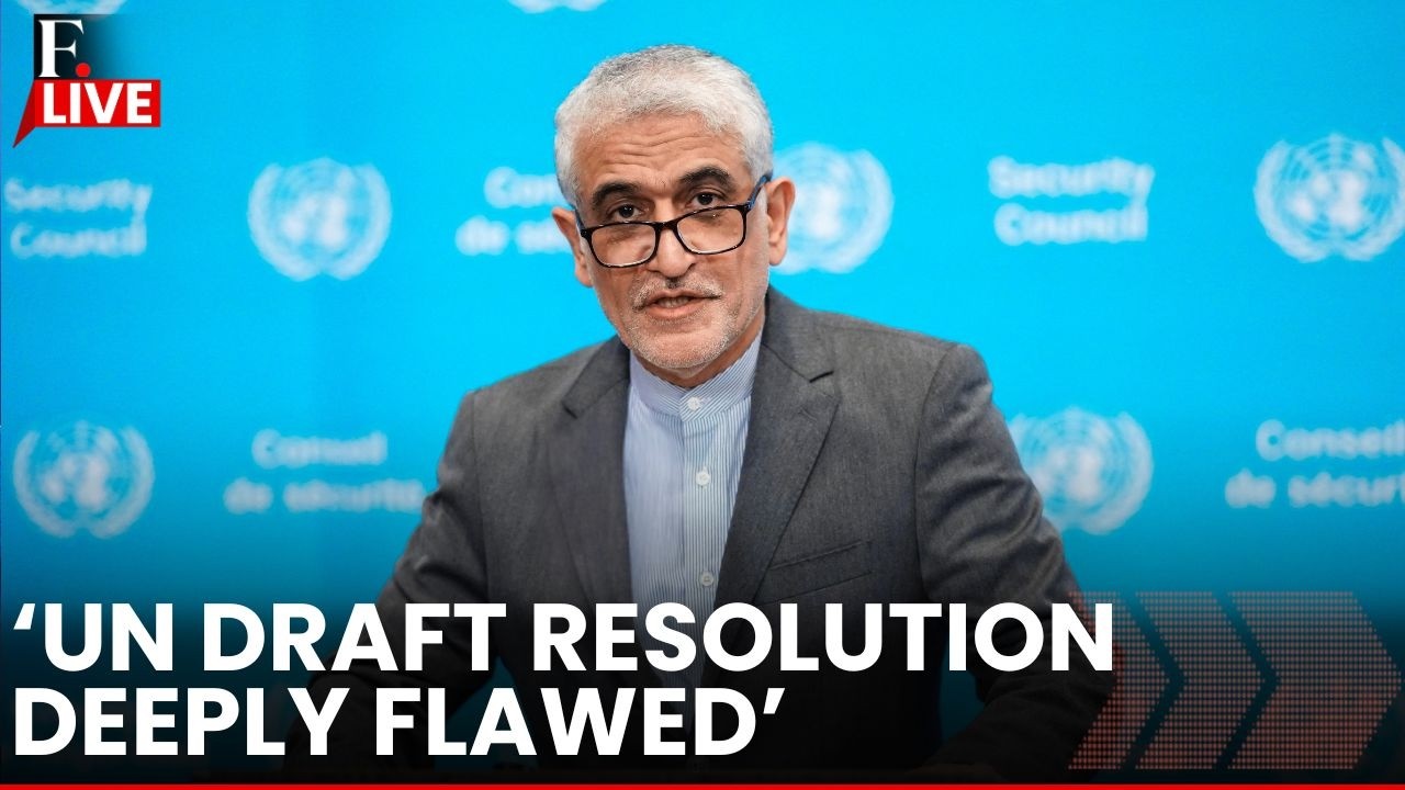 UN LIVE: Iran Rejects US-Backed Draft Resolution on Hormuz | Calls it 'One Sided' | US Iran War