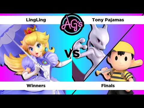 AG's 2 - Winner's Finals - LingLing (Peach) vs Tony Pajamas (Mewtwo, Ness)