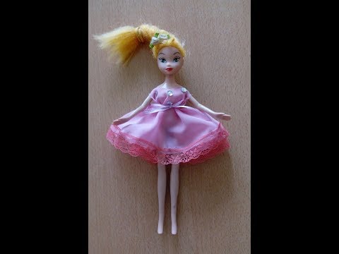 Dress for Barbie (one, two and... ready!!!) / Платье для Барби (раз, два и... готово!!!)