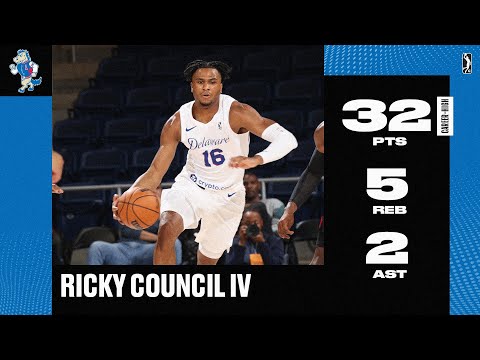 Ricky Council IV Drops Career-High 32 PTS, 5 REB, & 2 AST!