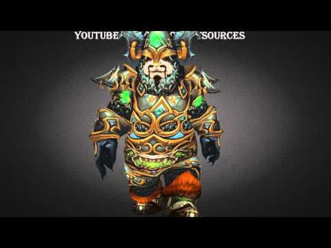 Pandaren Warrior Tier 14 armor set - T14 - Plate / Battleplate of Resounding Rings