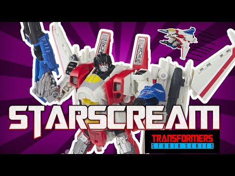 TRANSFORMERS STUDIO SERIES 72 STARSCREAM VIDEO REVIEW!!!