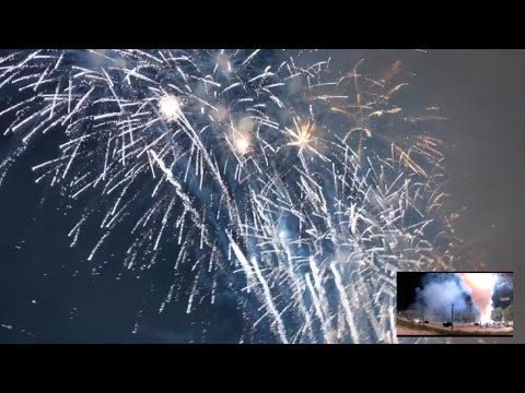 GRAND Mascletà Nocturna de Hnos Caballer Pirotecnicos!! Double view! Paterna, Valencia - 9/10/2023