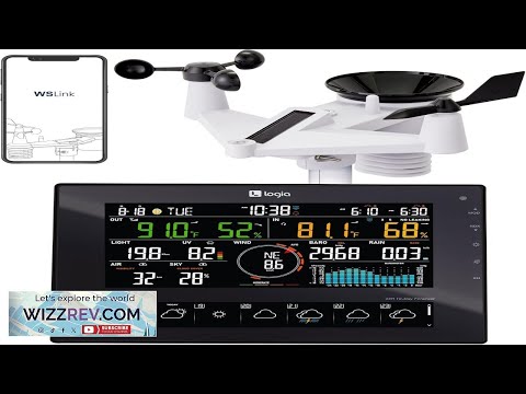 Logia 7-in-1 Wi-Fi Wireless Weather Station with 10-Day / 24 Hour Forecast Review