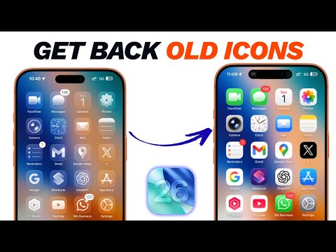 How to Restore Old iPhone App Icons After iOS 26 Update ✅