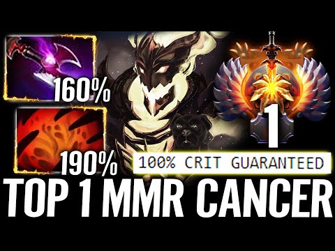 🔥 TOP 1 MMR 100% Crit Guaranteed — 2 HIT 2 CRIT Shadow Fiend by GPK WTF Cancer Dota 2 Pro