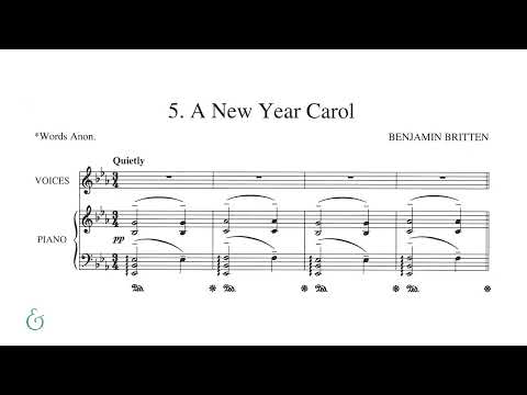 Benjamin Britten - "A New Year Carol" (Official Score Video)