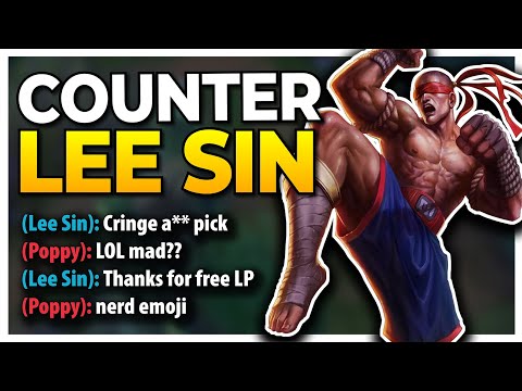 CRINGE POPPY COUNTERPICKER GETS DESTROYED BY LEE SIN