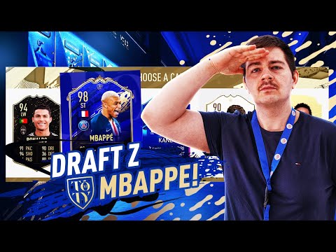 DRAFT Z TOTY MBAPPE 98! TA KARTA JEST CHORA! NIESAMOWITY DRAFT | FIFA 20 JUNAJTED