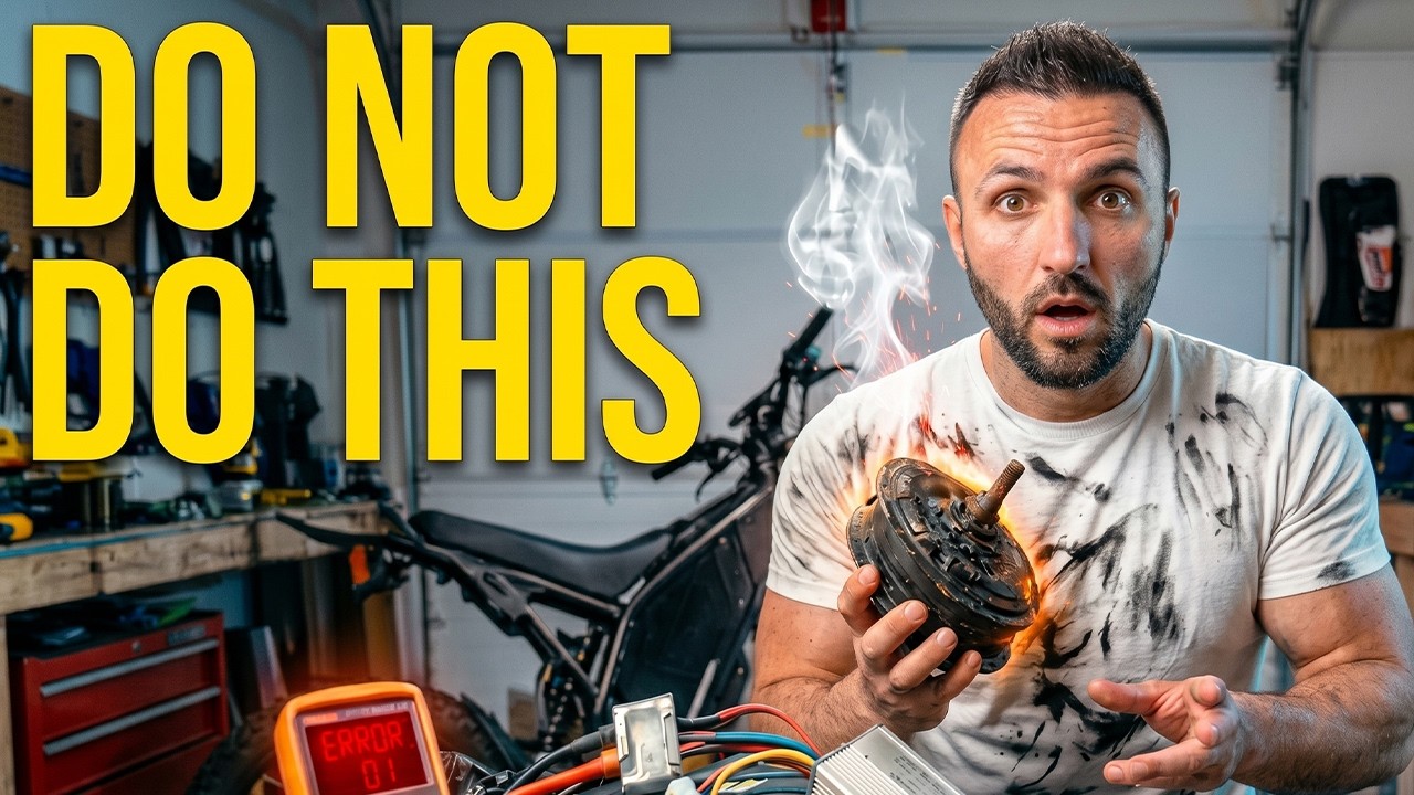 ⚠️I Fried My E-Bike Motor So You Don't Have To
