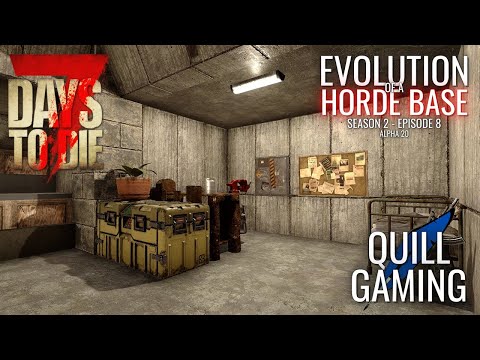 Evolution of a Horde Base Alpha 20 (Season 2 Ep 8) - 7 Days to Die