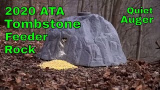 2020 ATA Tombstone Quiet Auger Deer Feeder Rock Corn or Protein