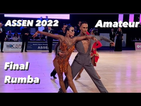 Dutch Open Assen 2022 | Ilya Gavrikov - Liza Semashko | Final | Rumba | WDC Amateur Latin