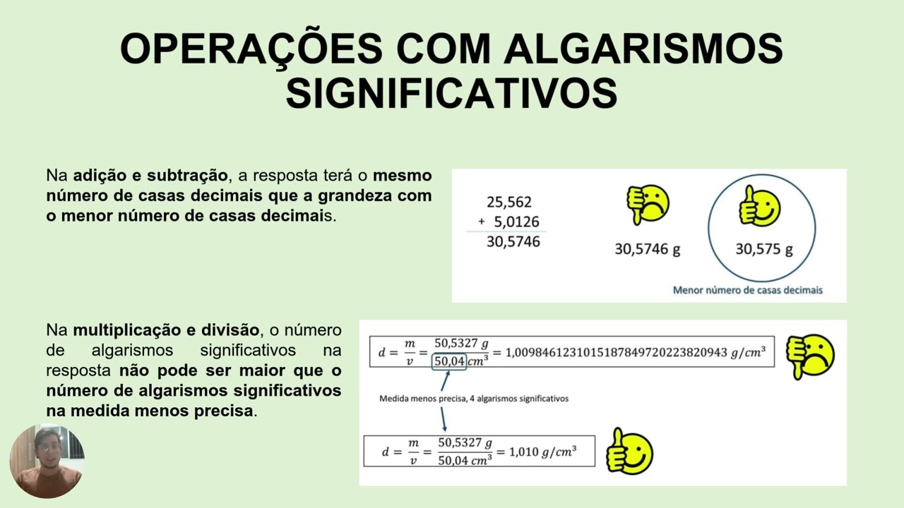 Vídeoaulas 01: Notação Científica, Algarismos Significativos e Cálculos de Erros | Parte 2