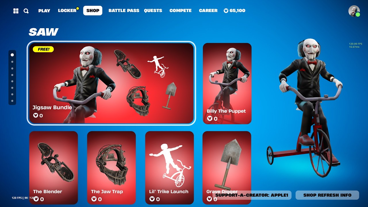 FREE FORTNITEMARES BUNDLE for ALL PLAYERS!