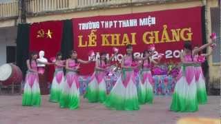 preview picture of video 'KHAI GIẢNG TRƯỜNG THPT THANH MIỆN 1. 2012-2013'