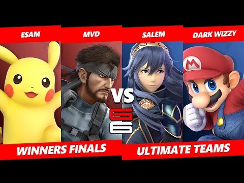 Genesis 6 SSBU Teams - ESAM & MVD VS Dark Wizzy & Salem - Smash Ultimate Teams WF