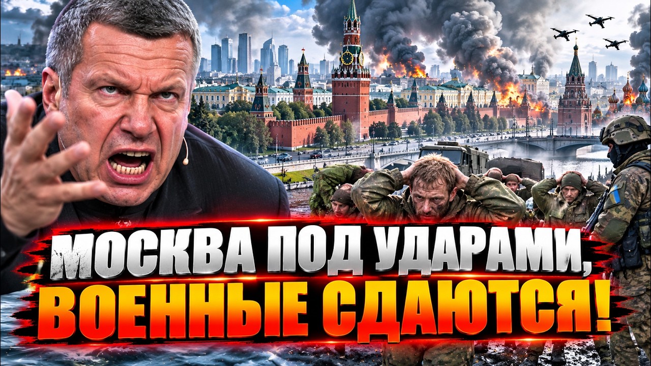 МОСКВА ПОЛЫХАЕТ! СОЛОВЬЁВА ПОРВАЛО! В РФ УЖЕ КРИЧАТ «ДОЛОЙ ЦАРЯ»! ВСУ нашли С?