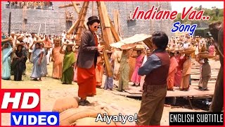 Lingaa Tamil Movie Scenes HD | Indiane Vaa Song HD | Villagers resume their work | Sonakshi