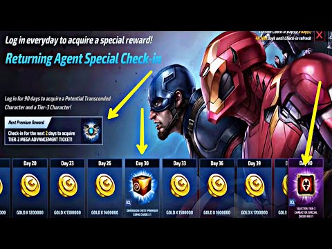 Best Time For Returning Players? All Rewards information 2022 - Marvel Future Fight