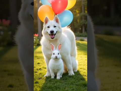 The Lost Balloon and a Surprise Full of Joy#animals#viralshort