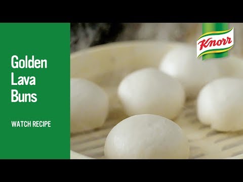 How to Make Salted Egg Custard Buns | Knorr Salted Egg Powder
