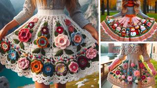 Crochet Ideas Beautiful Dresses (Knitting Ideas) #crochet #knitted #Dress