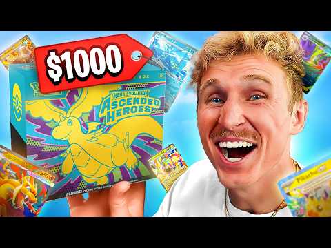 Opening The NEW Ascended Heroes Pokemon Box!