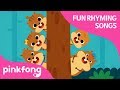 Five Little Squirrels | Fun Rhyming Songs | Count 1 to 5 | Pinkfong Songs for Children
