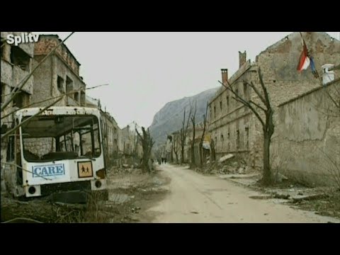 Mostar 1996. Šantićeva, Bulevar, tkz.Distrikt, EU promatrači, zajedničke policije...