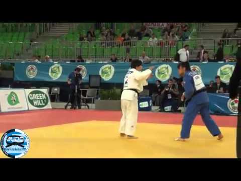 Judo World Junior Cham. Ljubljana 2013 Semifinal -63kg TSUGANE Megumi (JPN) - TELTSIDOU (GRE)