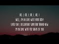 Ed Sheeran Shape Of You Lyrics