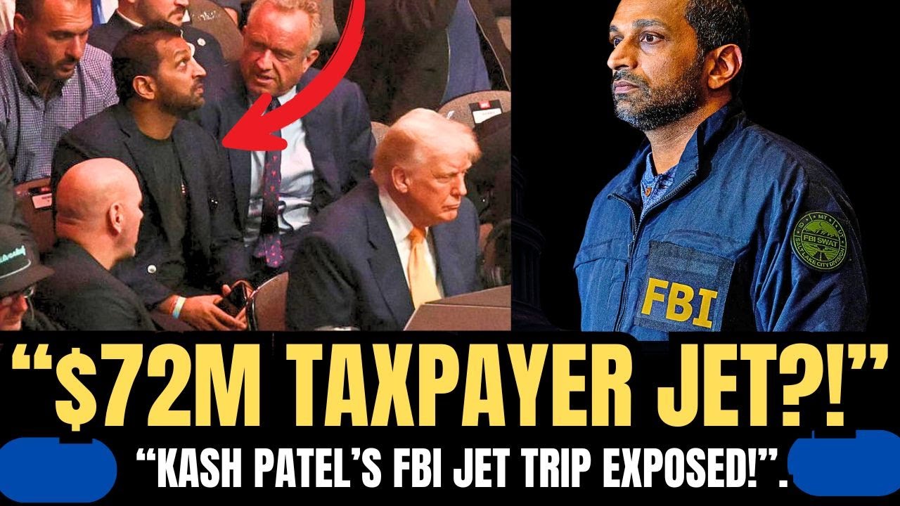 FBI Jet Scandal EXPOSED: Kash Patel Caught Using Taxpayer Money for UFC & Hockey Trips!