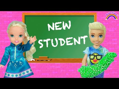 New Student at School Elsa and Anna toddlers!