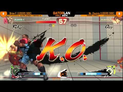 GatorLAN Fall 2014 [Ultra Street Fighter IV Grand Finals]: Mr. Electric (Evil Ryu/Guy) vs. Brian F (