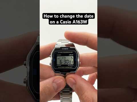 How to change the Date on a Casio A163W