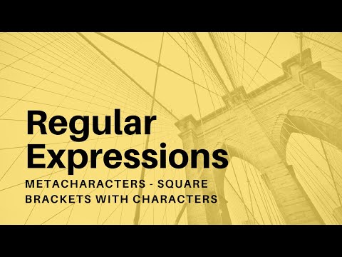 Regular Expressions 01 Search for Text with a Pattern Object