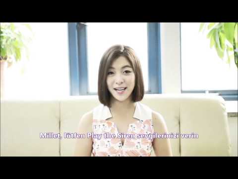 140723 F(Luna) - Play the Siren Tebrik Mesajı