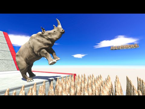Be FAST and ESCAPE the Spike Floor Trap - Animal Revolt Battle Simulator