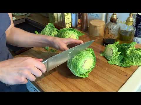 , title : 'Harvesting and Cooking Savoy Cabbage (recipes!) - PNW Zone 8b