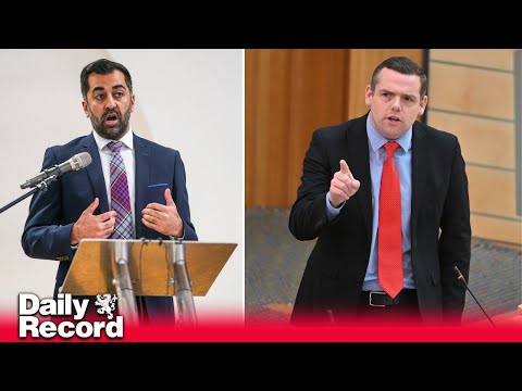 Humza Yousaf absent from Holyrood as Douglas Ross asks for statement on the governance of the SNP