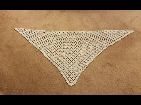 The Trellis & Fan Shawl (Bottom Up) Crochet Tutorial!