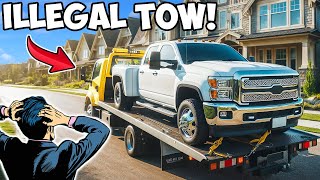 HOA Tried to Tow My Legally Permitted Truck 3x in One Week! I'm No HOA Member!